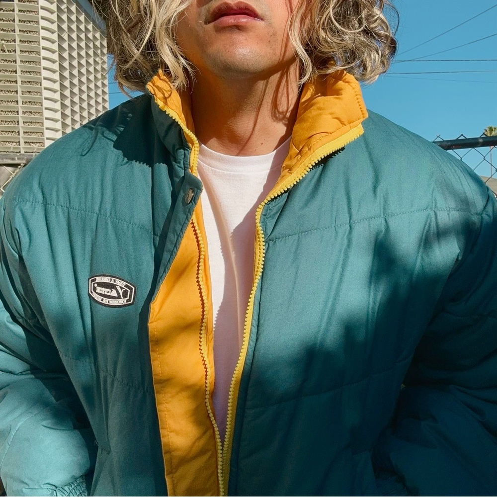 Active Reversible Bomber Puffer Jacket - image 5
